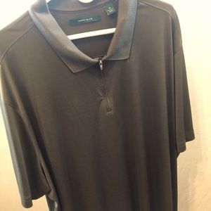 Men’s zip up polo shirt